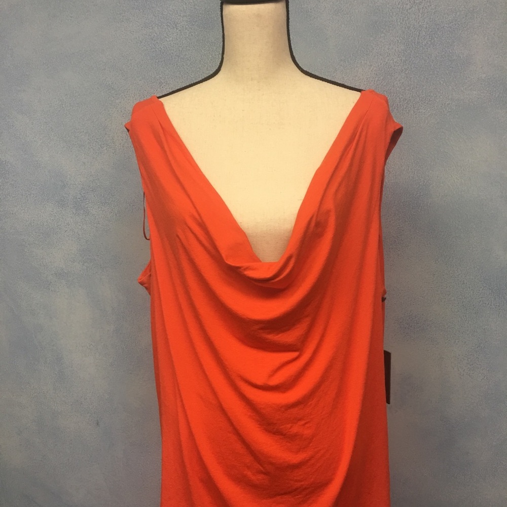 Ladies  Orange Vince Camuto Top 3X